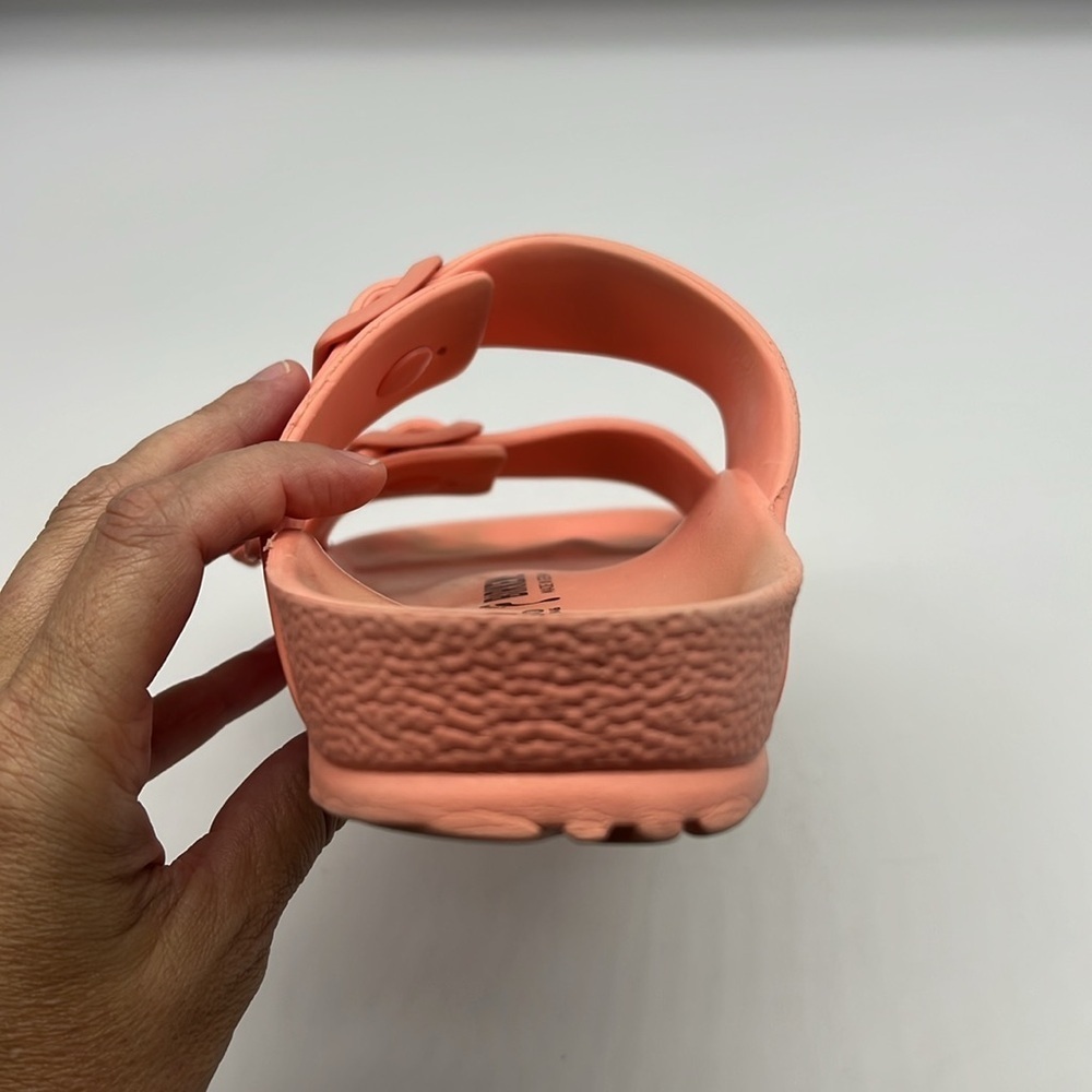 Birkenstock - Arizona Eva 2 Buckle Lightweight Coral Peach Slip On Sandal SZ 8 - Picture 12 of 15
